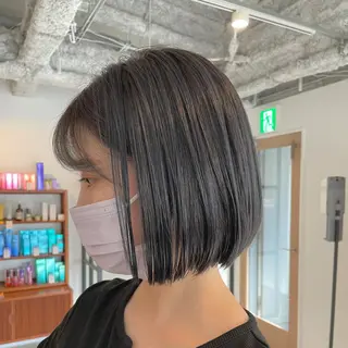 ショート カラー パーマ ヘアアレンジ REONA🪽✨薬院 レイヤーカット🫧のヘアスタイル