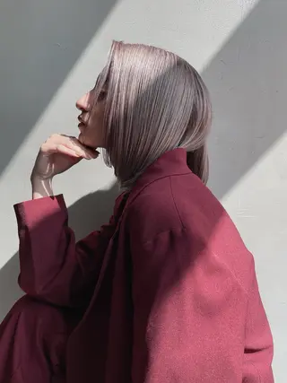 ショート カラー 💜ハイトーン💛 マジカルかいちゃんのヘアスタイル