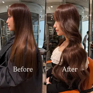 ロング カラー シールエクステ特化 ハイトーン、NANAのヘアスタイル