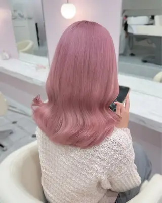 ロング カラー ハイトーンカラー💞 くるみ🎀のヘアスタイル