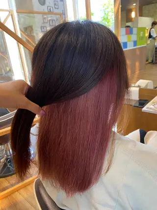 セミロング カラー 🌻井上 マリー🌻のヘアスタイル