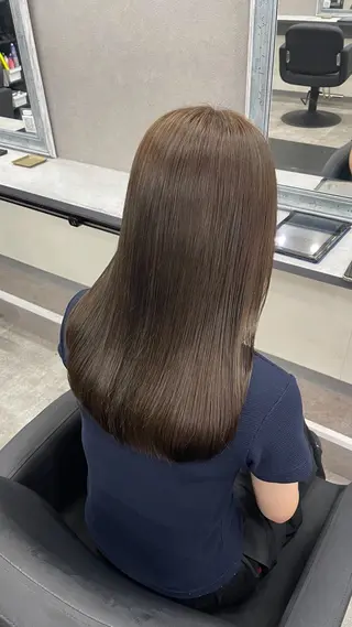 ミディアム カラー GiseL 博多筑紫口店のヘアスタイル