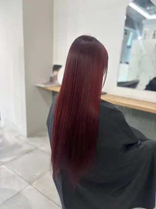 ロング 🎀暖色カラー🎀 韓国ヘア まなかのヘアスタイル