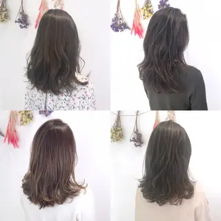 ミディアム カラー 似合わせカット🌿 前川のヘアスタイル