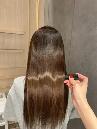 ロング Riho♡レイヤー/ 名駅/大人韓国ヘアのヘアスタイル