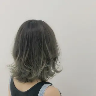 ミディアム カラー Rayt hair レイトヘアーのヘアスタイル
