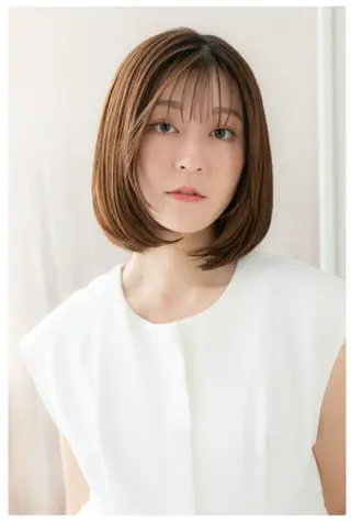 ミディアム 中舘 安津子のヘアスタイル