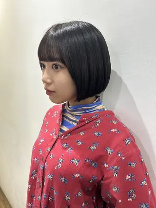 ショート ボブ人気No,1✨ TAME副店長のヘアスタイル
