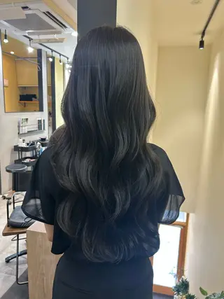ロング カラー hubhair レイヤー/透明感のヘアスタイル