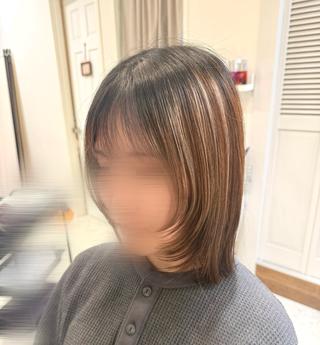ミディアム よしおか†❤︎ 【縮毛矯正/ツヤ髪】のヘアスタイル
