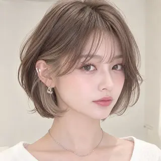 ショート カラー 木下 結華のヘアスタイル