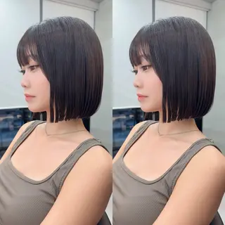 ミディアム ✨髪質改善特化✨副 店長椎葉信乃介のヘアスタイル