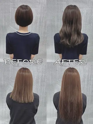 ロング カラー ヘアアレンジ LIP 大阪本店 エクステ MISAのヘアスタイル