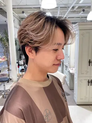 カラー メンズ obje't cielのヘアスタイル