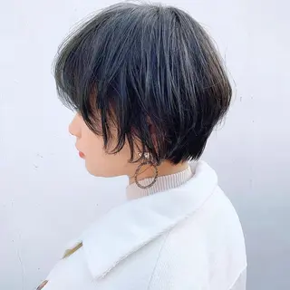 ショート カラー 中川 竜誠のヘアスタイル
