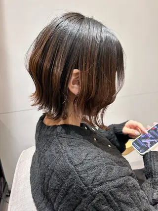 ショート 似合わせボブ🫧 丸みショート藤本のヘアスタイル