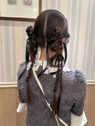 ヘアアレンジ 服部 真帆のヘアスタイル