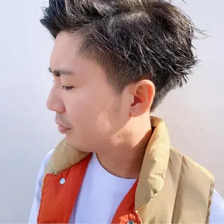 ショート メンズ 中川 竜誠のヘアスタイル