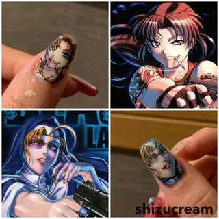 ネイル shizucream 痛デコネイル専門のネイルデザイン
