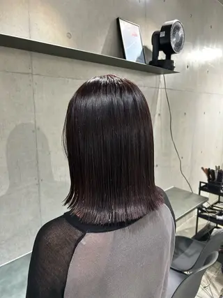 ショート カラー ヘアアレンジ ボブ艶モテカラー🫧 カリンのヘアスタイル