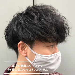 ミディアム カラー パーマ ヘアアレンジ メンズ キッズ メンズ特化美容師 aiの眉毛・アイブロウイメージ