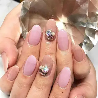 ネイル 渋谷／チップ長さ出し 👑アプレgel-xのネイルデザイン