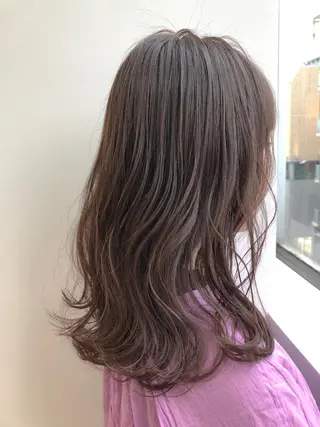 ミディアム カラー 【透明感、艶髪】西村 有司のヘアスタイル