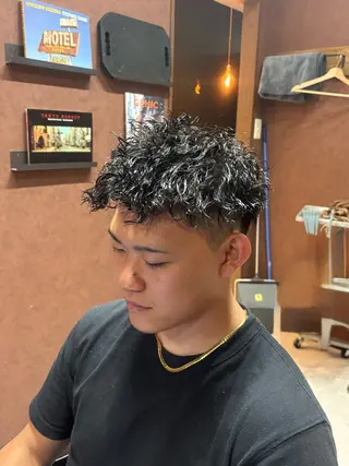 ショート パーマ メンズ メンズ特化 / Reiのヘアスタイル