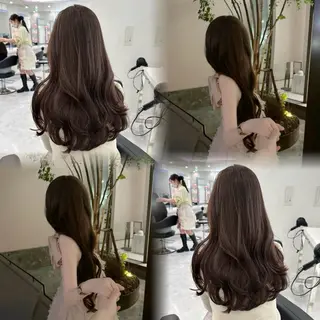 ロング カラー ふわっと抜け感🫧 ブラウンベージュ🤎のヘアスタイル
