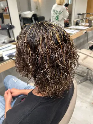 カラー パーマ メンズ 🐲ツイスパ🐲 フェード/龍のヘアスタイル