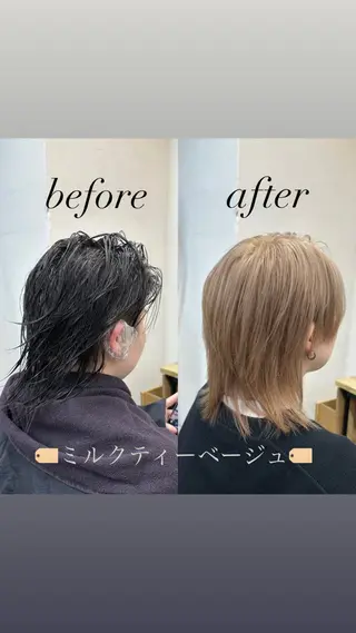 カラー パーマ メンズ メンズ特化 ⚡️ナツキ⚡️のヘアスタイル