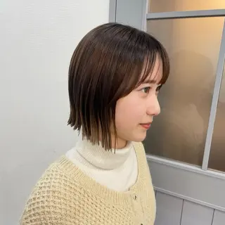 ミディアム SUNC/🤎 オオクマ　カナエ🤎のヘアスタイル