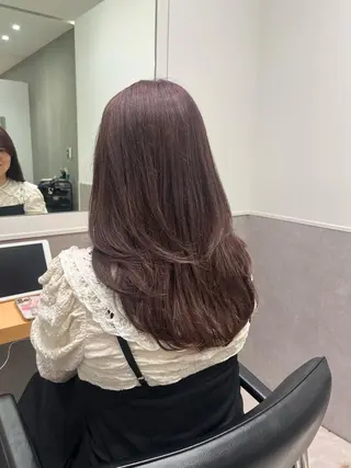 ロング カラー 𝒢𝒾𝓇𝓁𝓎 ⑅　𝓎𝓊𝓀𝒶のヘアスタイル