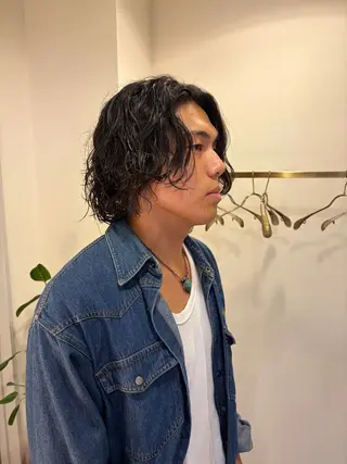 ミディアム メンズ 艶髪職人🕺/栄 /HIROYUKIのヘアスタイル