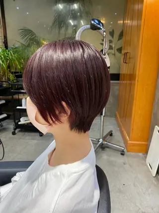 ショート カラー 透明感カラー🌿 グレージュ🐺陽介のヘアスタイル