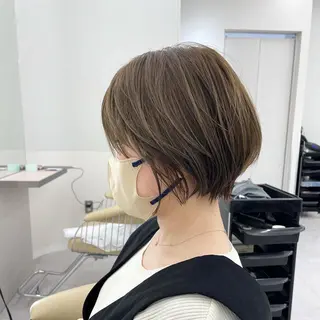 ショート カラー 木原良 (キハラ リョウ)のヘアスタイル