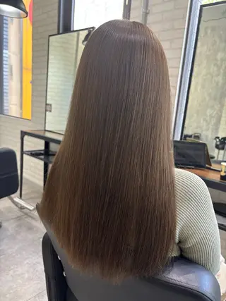 ロング カラー ヘアアレンジ kei🤎ベージュ /透明感カラー/博多のヘアスタイル