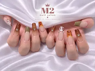 ネイル 長さだし専門店 M2　rikaのネイルデザイン