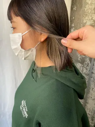 ショート カラー Pia ツボイ ケイタのヘアスタイル