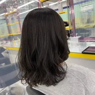 セミロング カラー ヘアアレンジ mai🍑暖色カラー /レイヤー💖のヘアスタイル