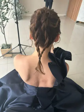 ロング ヘアアレンジ よしだ まゆこのヘアスタイル