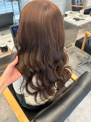ロング カラー 梅田美容師/レイヤー /メンズハイライトのヘアスタイル