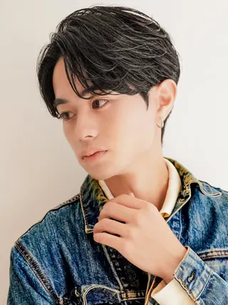 ショート パーマ 高橋 尚也のヘアスタイル
