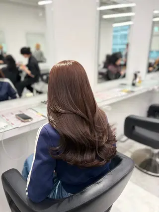 ロング カラー ブリーチ無し透明感 🕊AZUSAのヘアスタイル