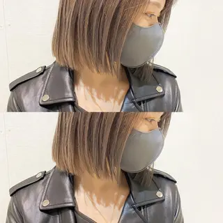ショート カラー ボブ/salut町田 🧡kanaのヘアスタイル