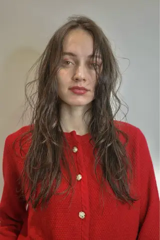 ロング カラー レイヤーカット 赤み消し　店長/大和のヘアスタイル