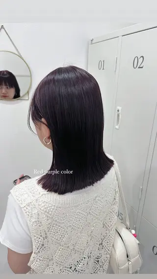 ミディアム カラー 🫧SOYON non🫧のヘアスタイル