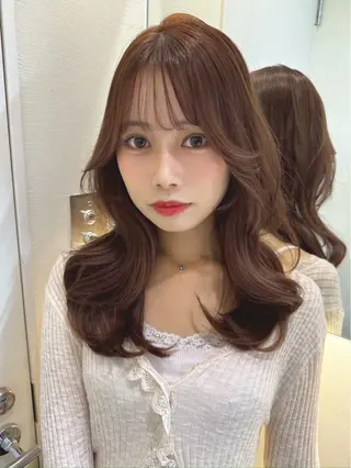 セミロング カラー 💎髪質改善💎 LondMeliaのヘアスタイル