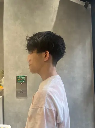 パーマ メンズ 加藤 碧唯のヘアスタイル