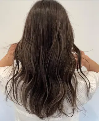 セミロング カラー 堀田 将輝のヘアスタイル